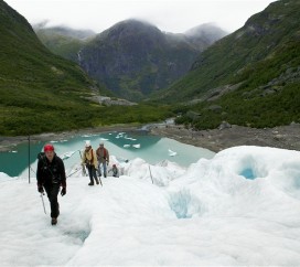 Trekking po lodowcu - Norwegia